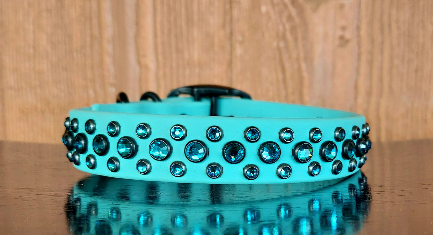 Aspire Single Layer Buckle Collar - DUSTY TURQUOISE