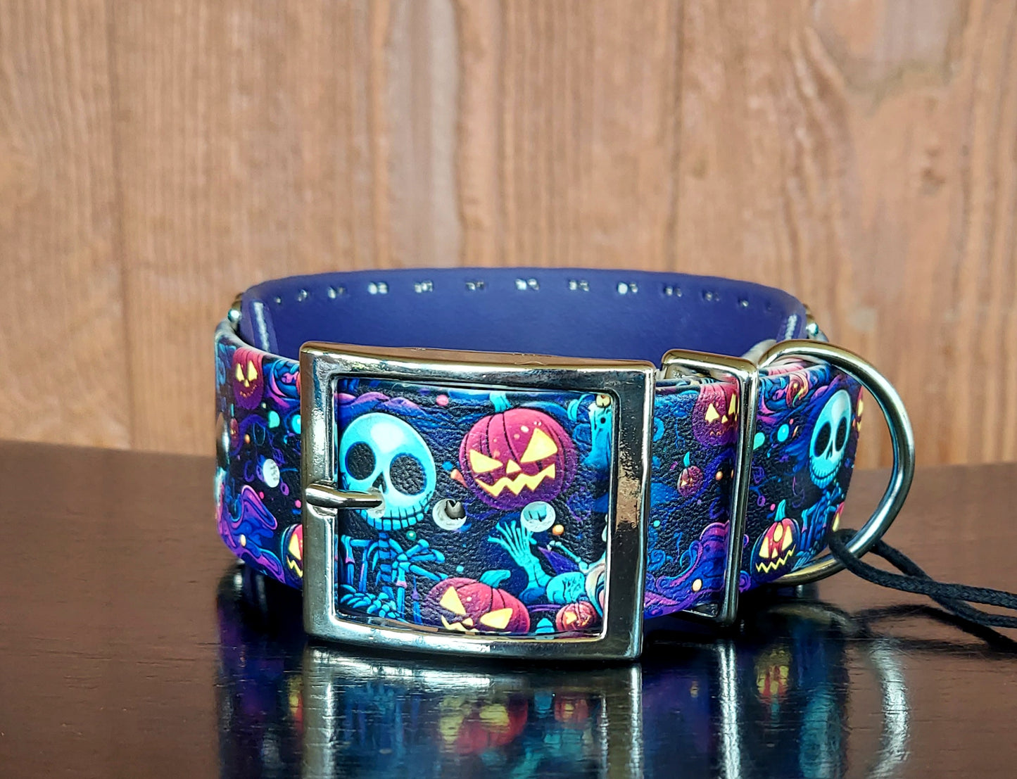 Jack Skellington Buckle Collar - 2 INCH