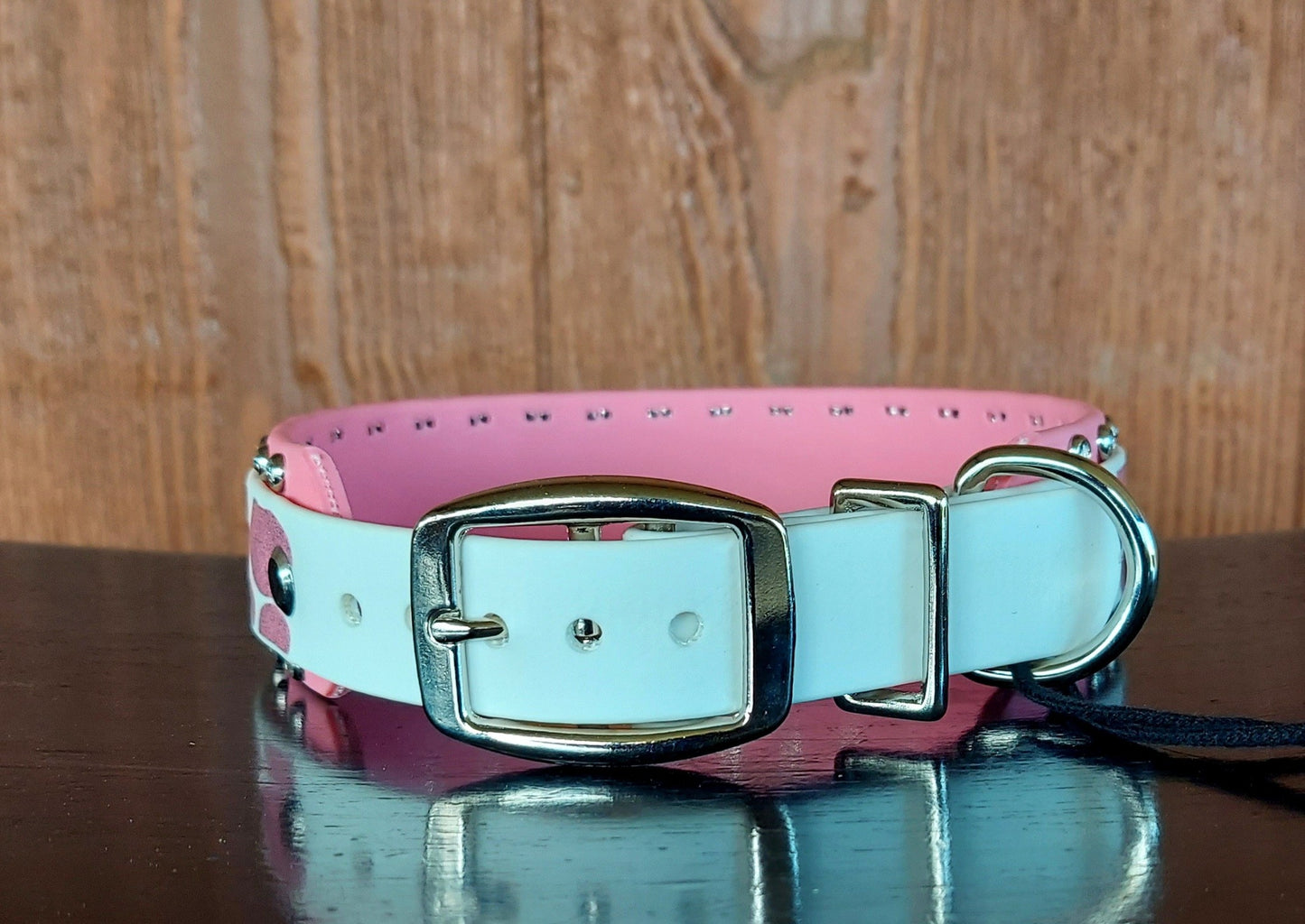 Pink Sparkle Cow Buckle Collar