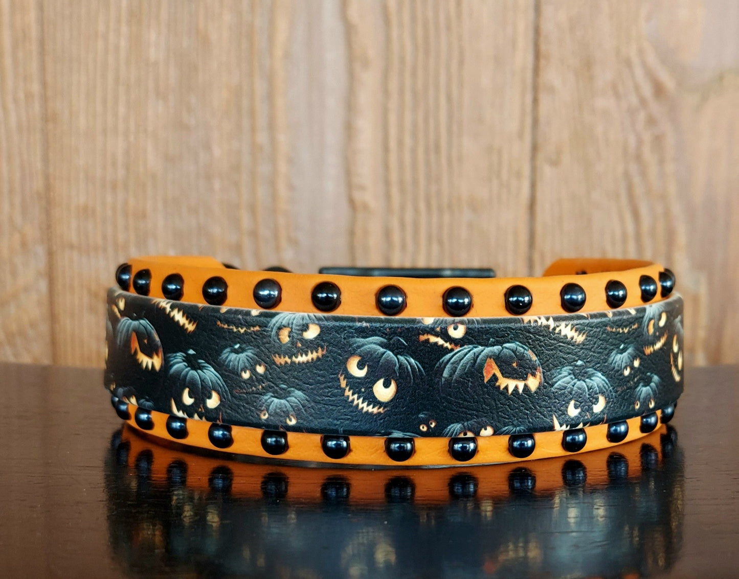 Angry Punkins UV Printed Buckle Collar