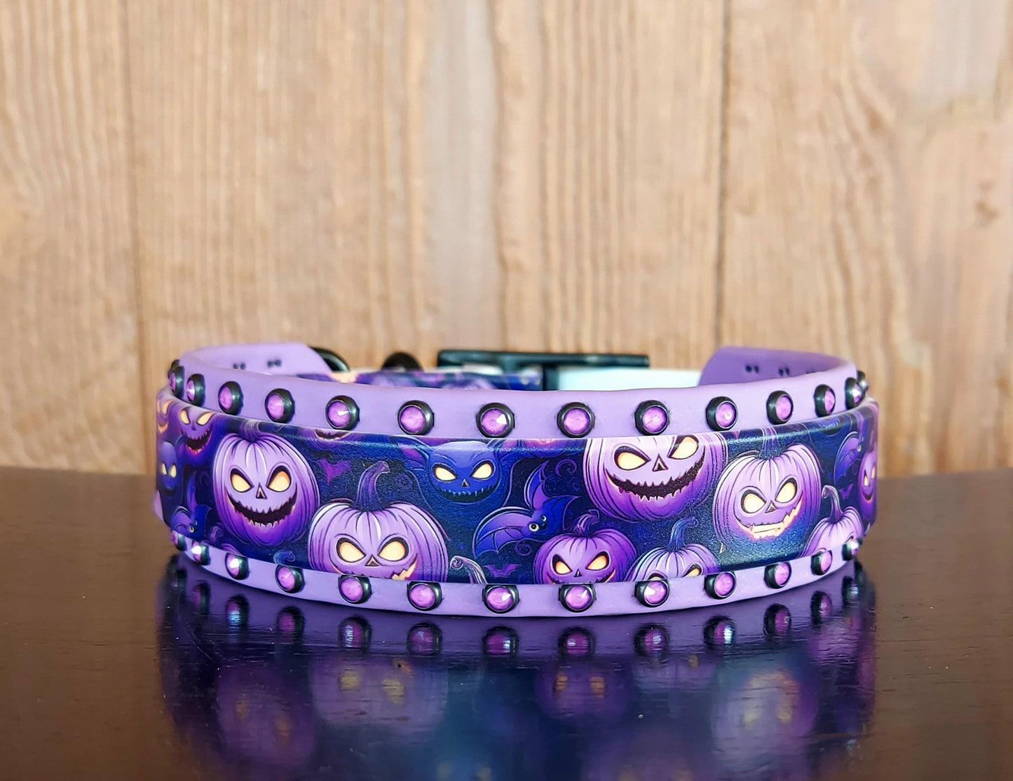 Jacks and Bats UV printed Buckle Collar