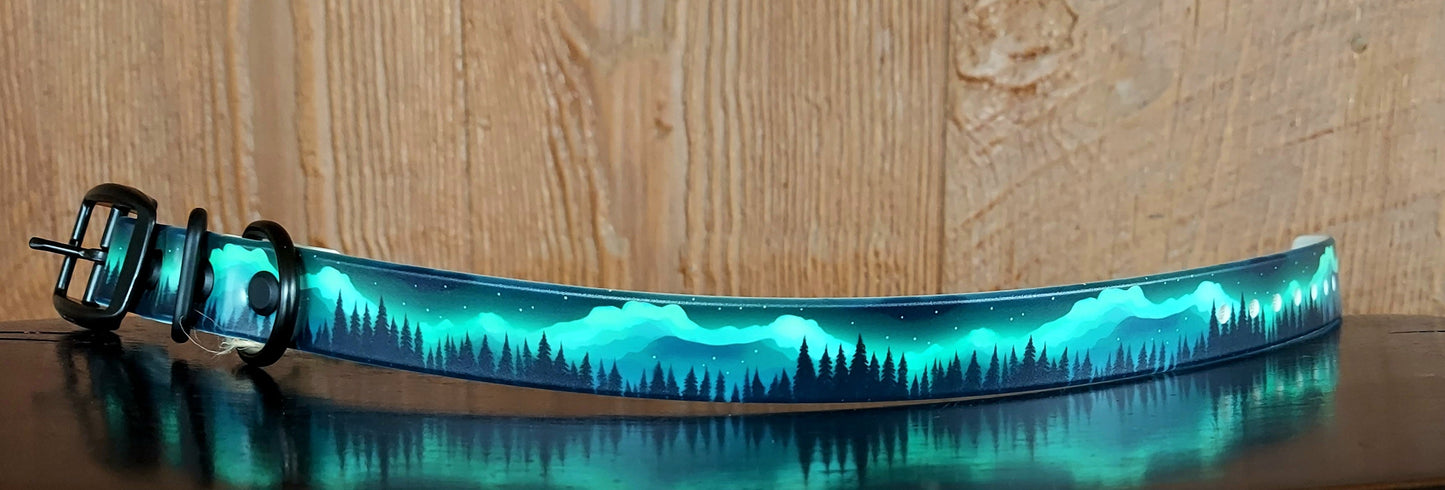 Northern Lights Single Layer Buckle Collar