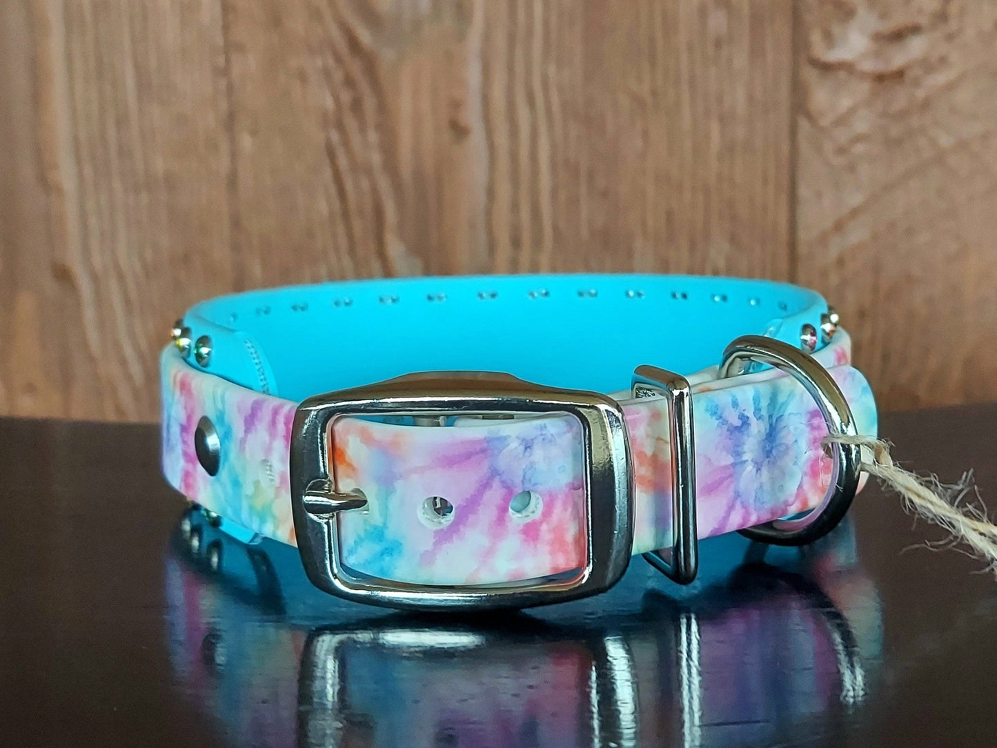 Pastel Tie-Dye Buckle Collar