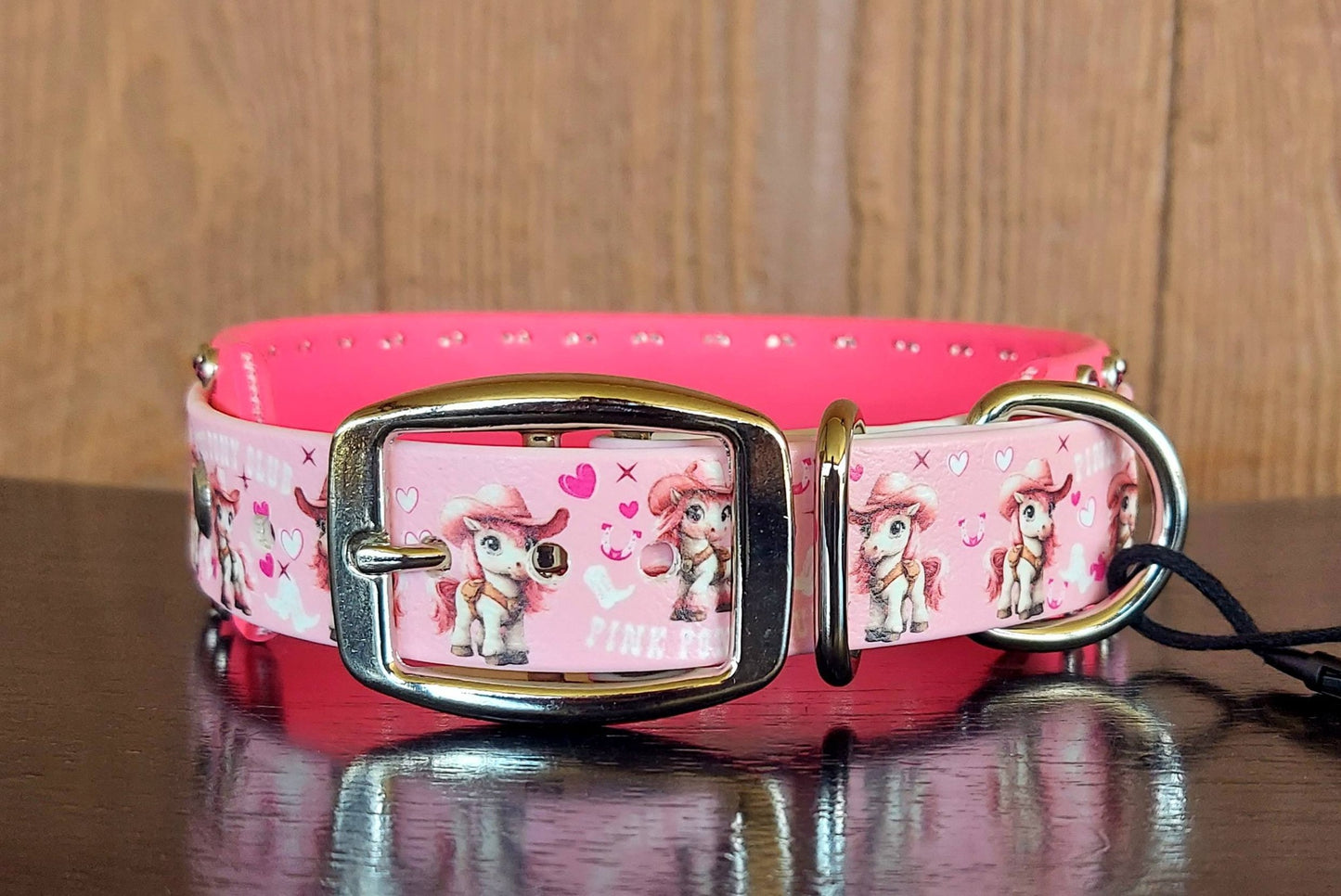 Pink Pony Club Buckle Collar