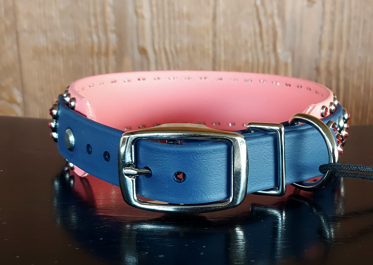 Bling Trick Buckle Collar - Pink