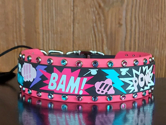 Comic GIRLY Buckle Collar