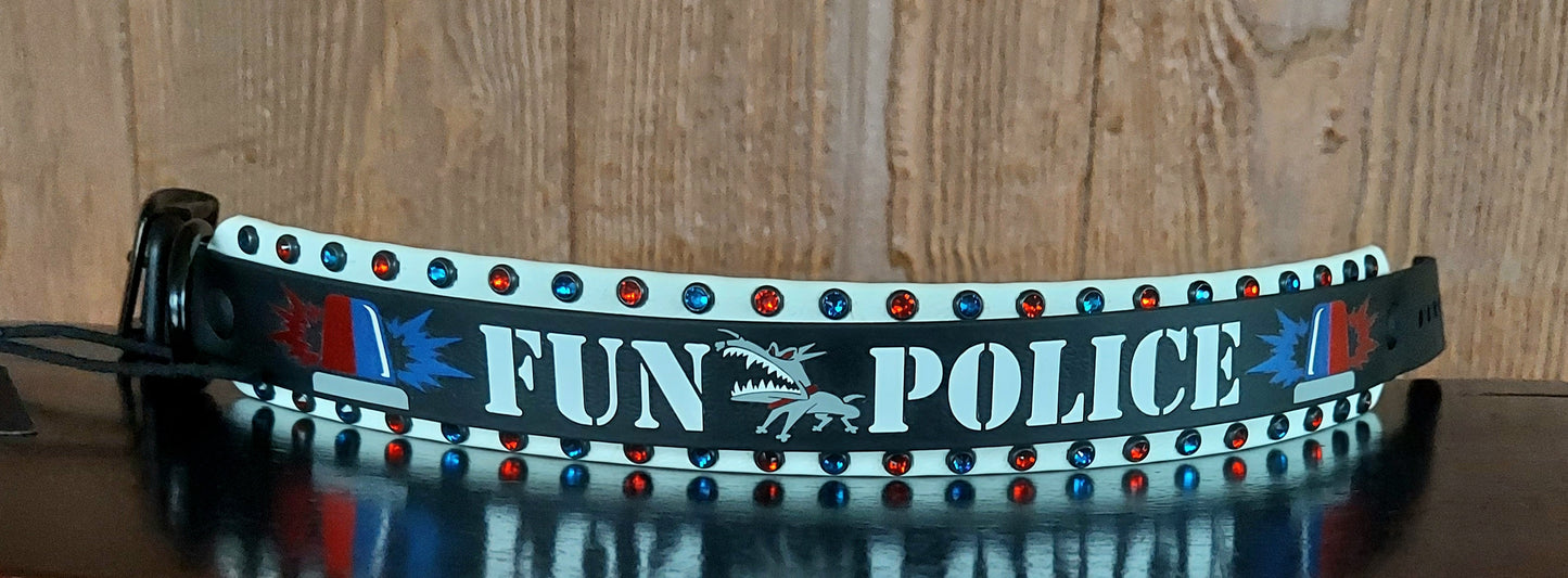 Fun Police Buckle Collar