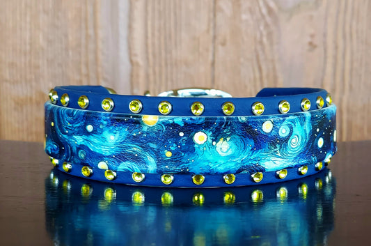 Starry Nights Buckle Collar