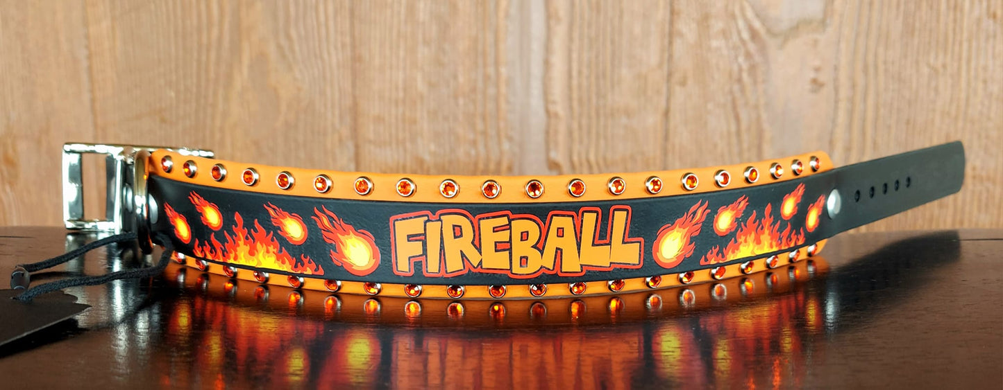 Fireball Buckle Collar