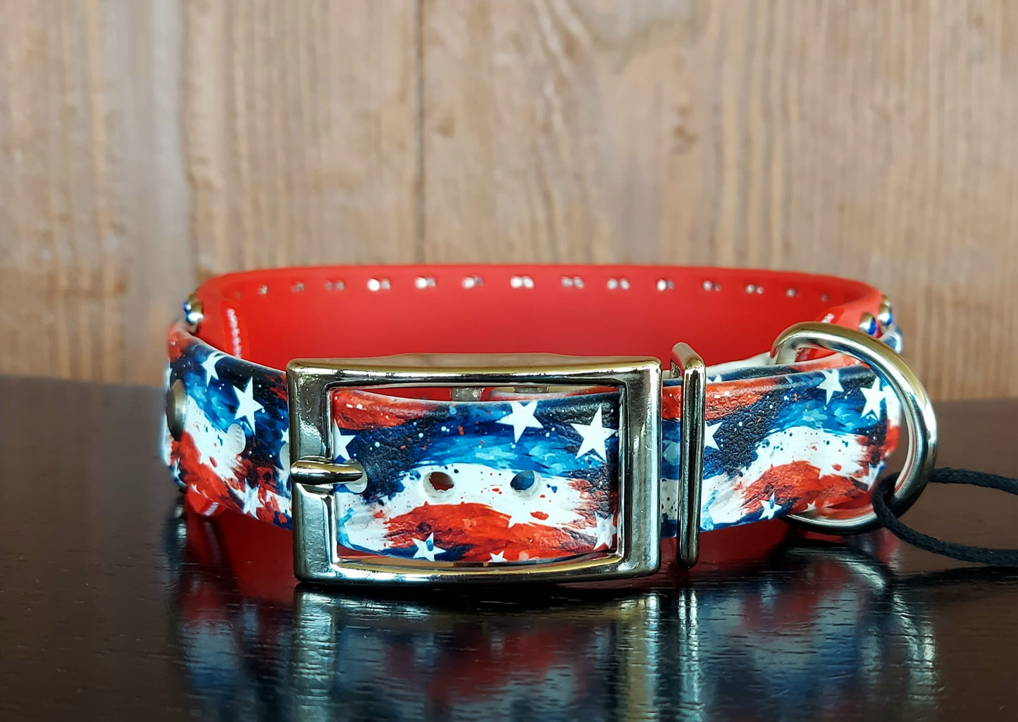 American Grunge UV Printed Buckle Collar