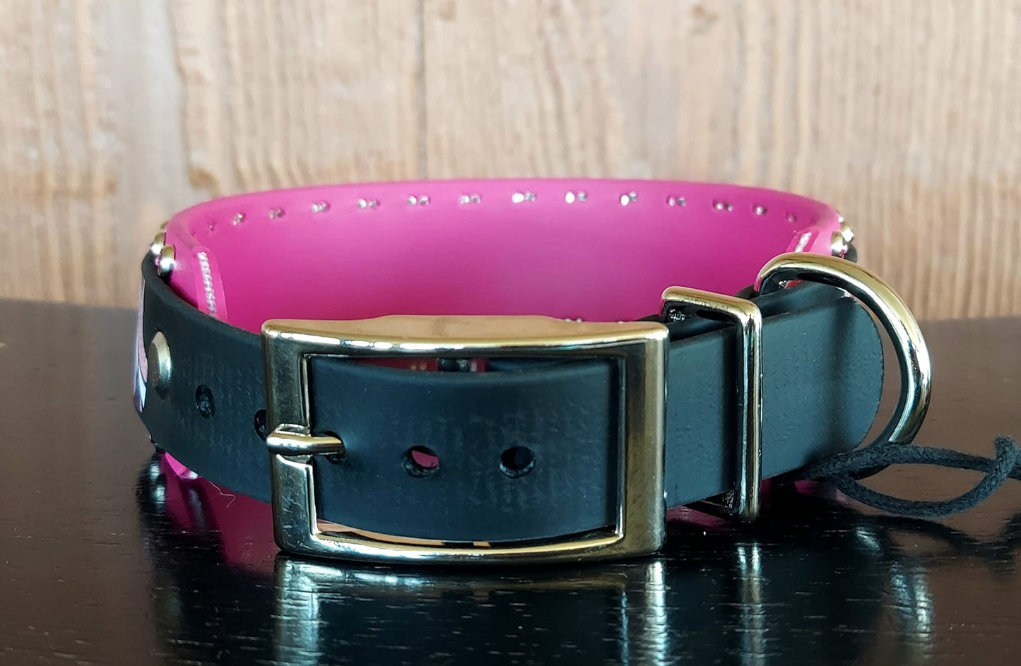 Mosaic Flames SPARKLE Buckle collar