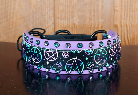 Pentacle Magic UV Printed MARTINGALE COLLARE