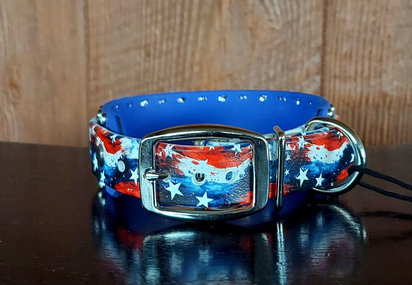 American Grunge Buckle Collar, ROYAL