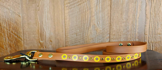 Sunflowers Matching Leash