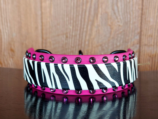 Zebra Martingale Style Collar