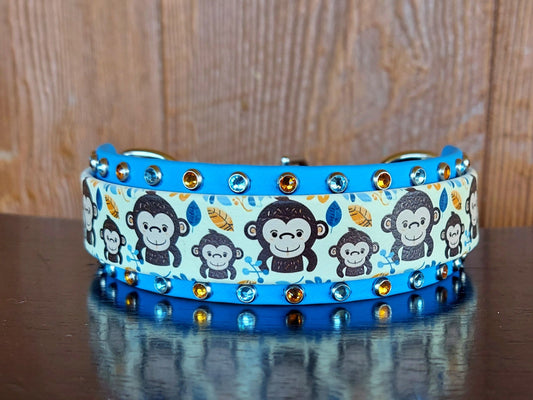 Monkeys Martingale Style Collar