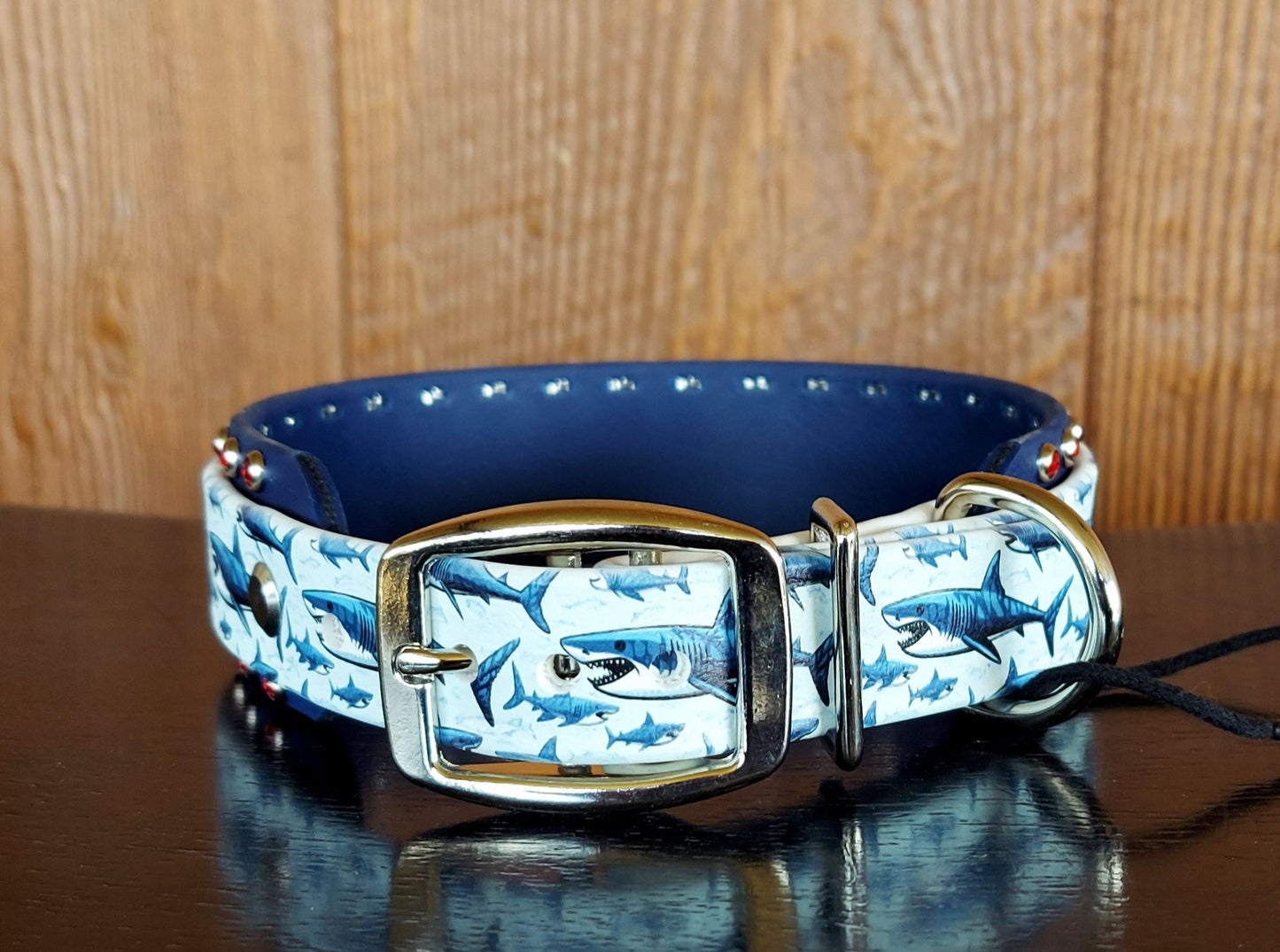 Sharks UV Buckle Collar