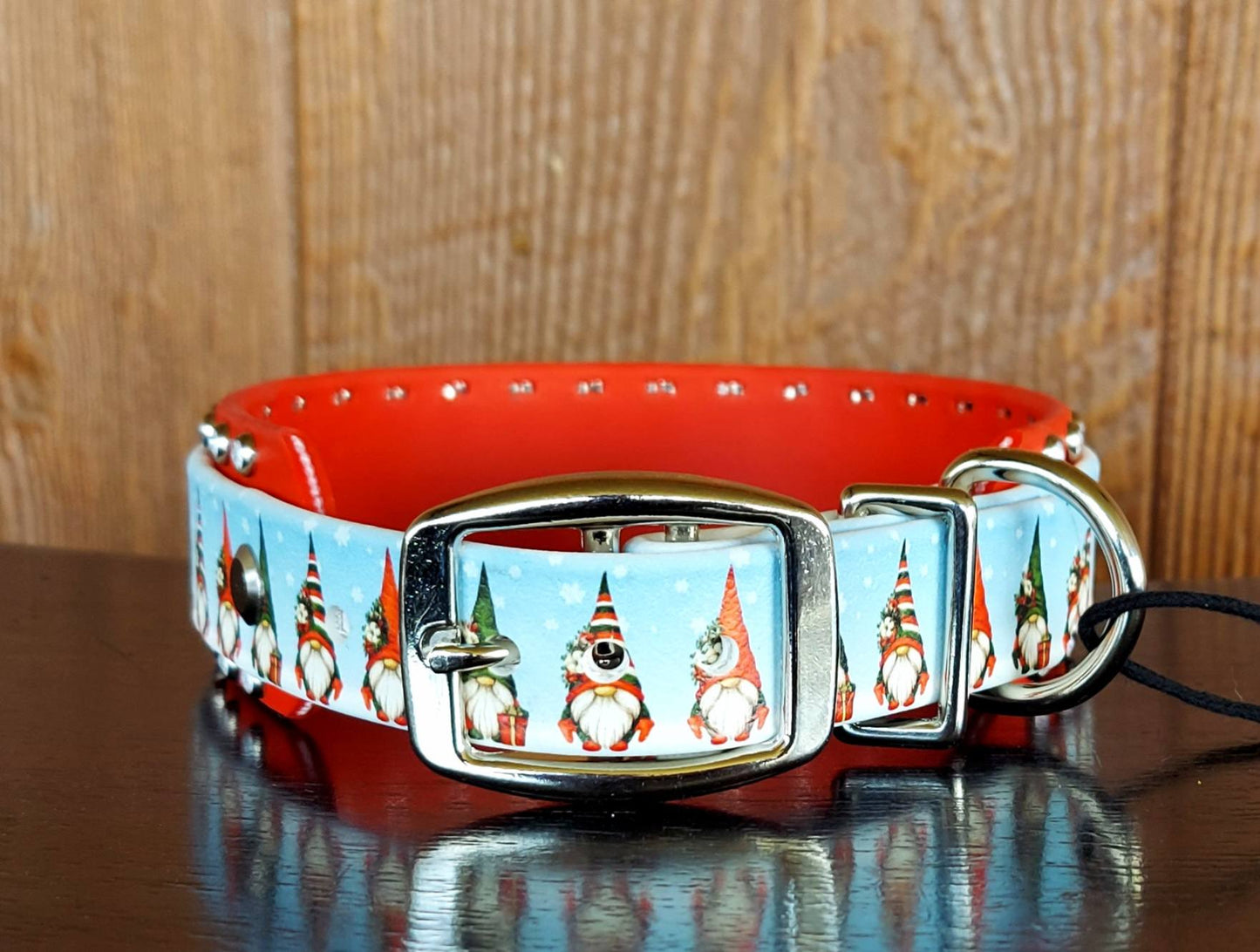 Christmas Gnomes UV Buckle Collar