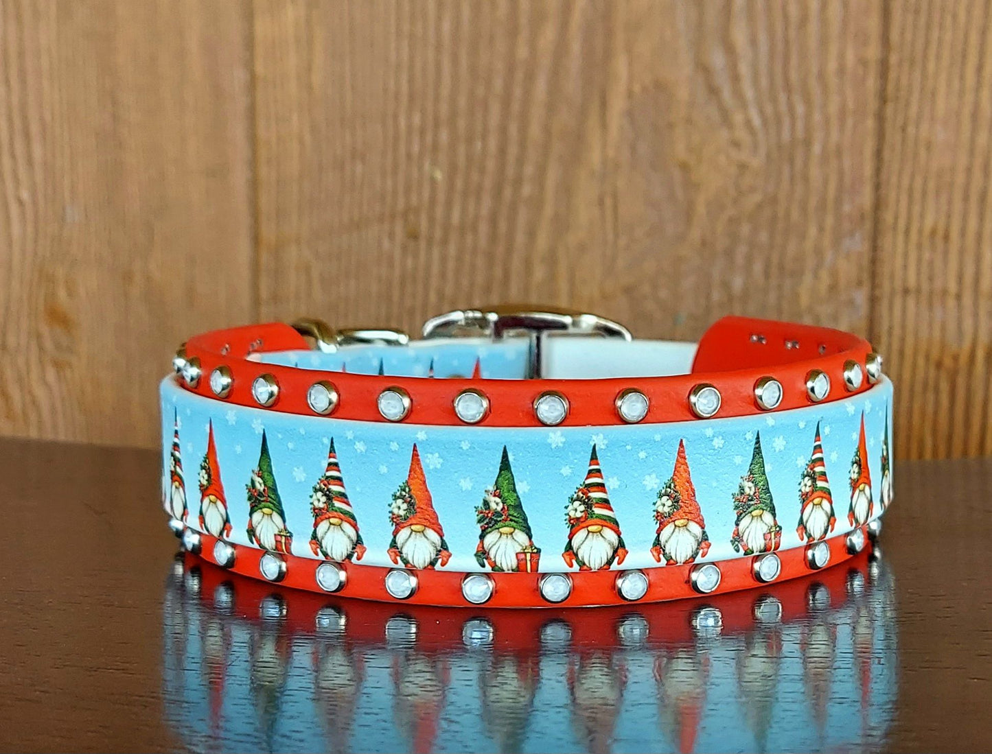 Christmas Gnomes UV Buckle Collar