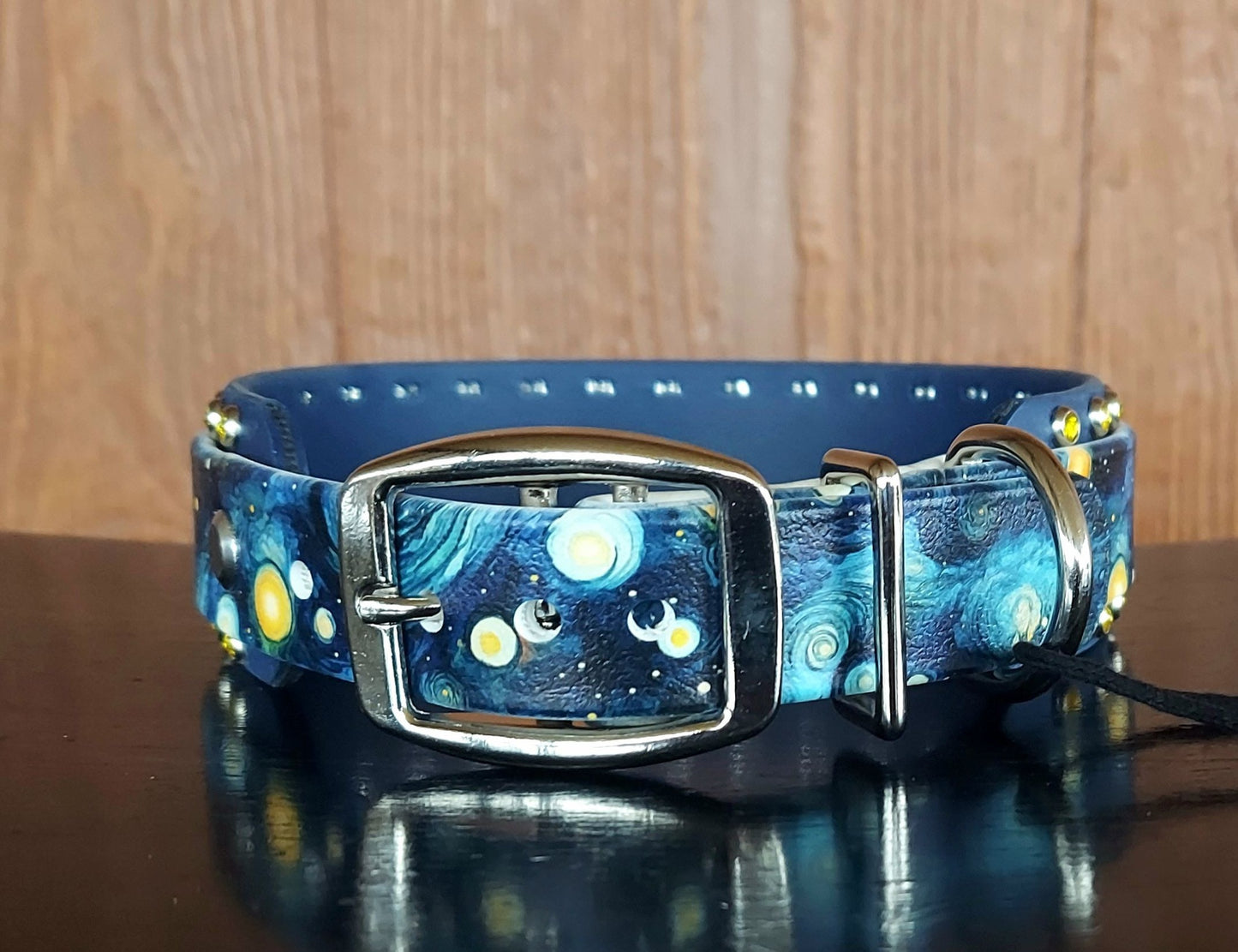 Starry Night UV Printed Buckle Collar