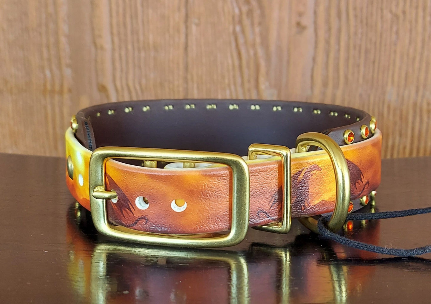 Dragon Fire Buckle Collar