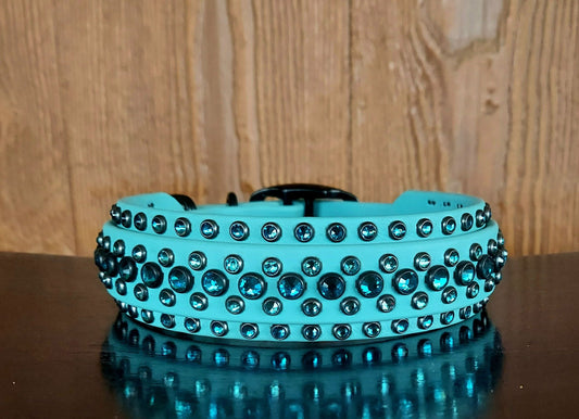 Aspire Double Layer Buckle Collar - Turquoise