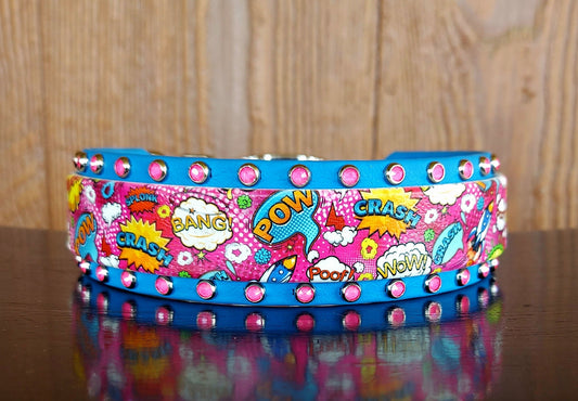 Girly POW Buckle Collar