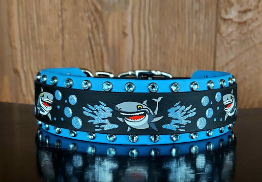 Shark Party Buckle Collar
