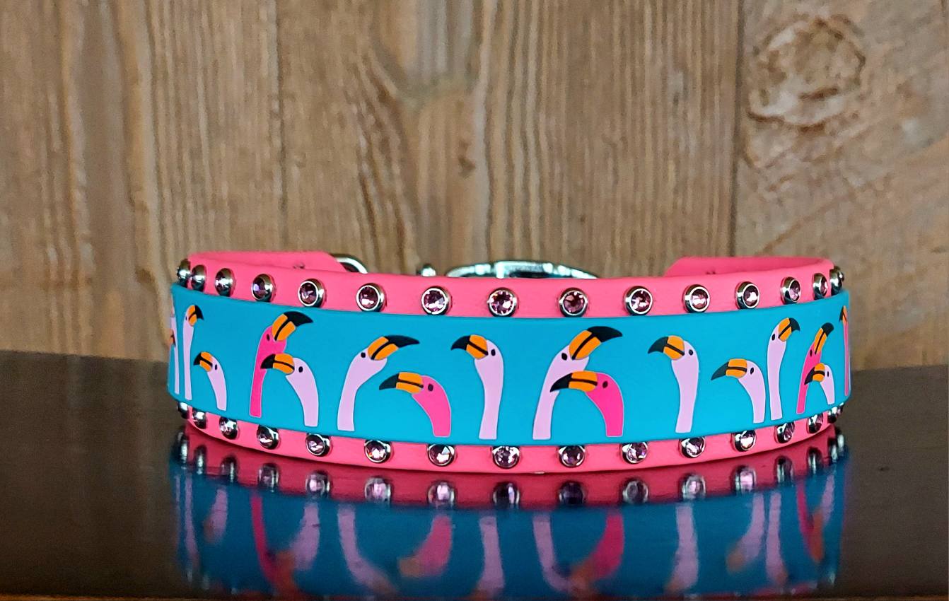 Flamingos Buckle Collar