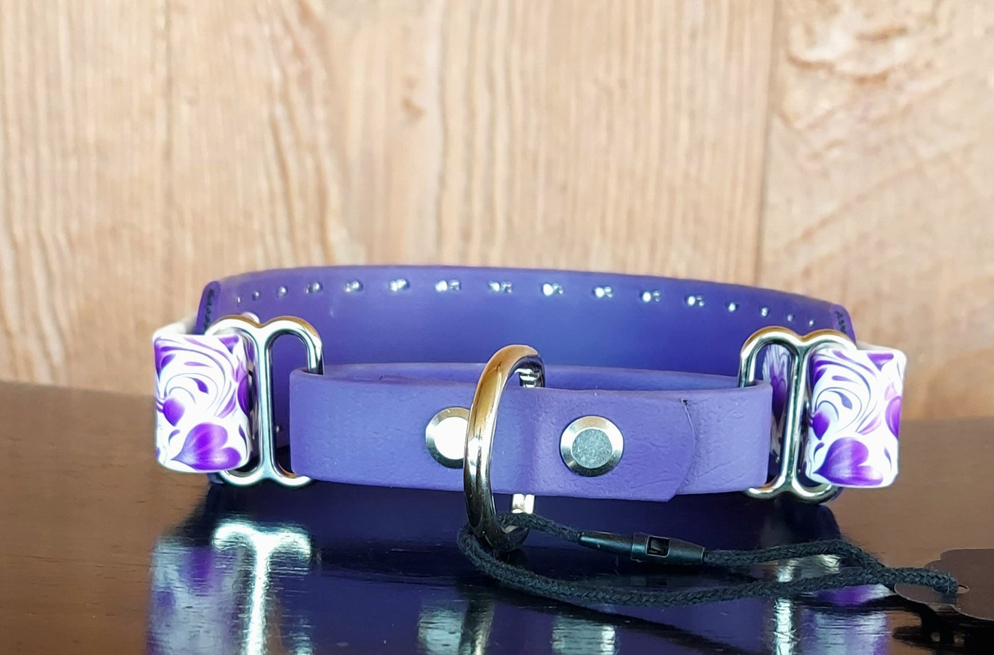 Purple Hearts Martingale Collar