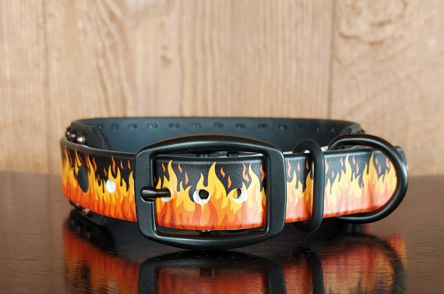 Flamin' Hot - ORANGE Buckle Collar
