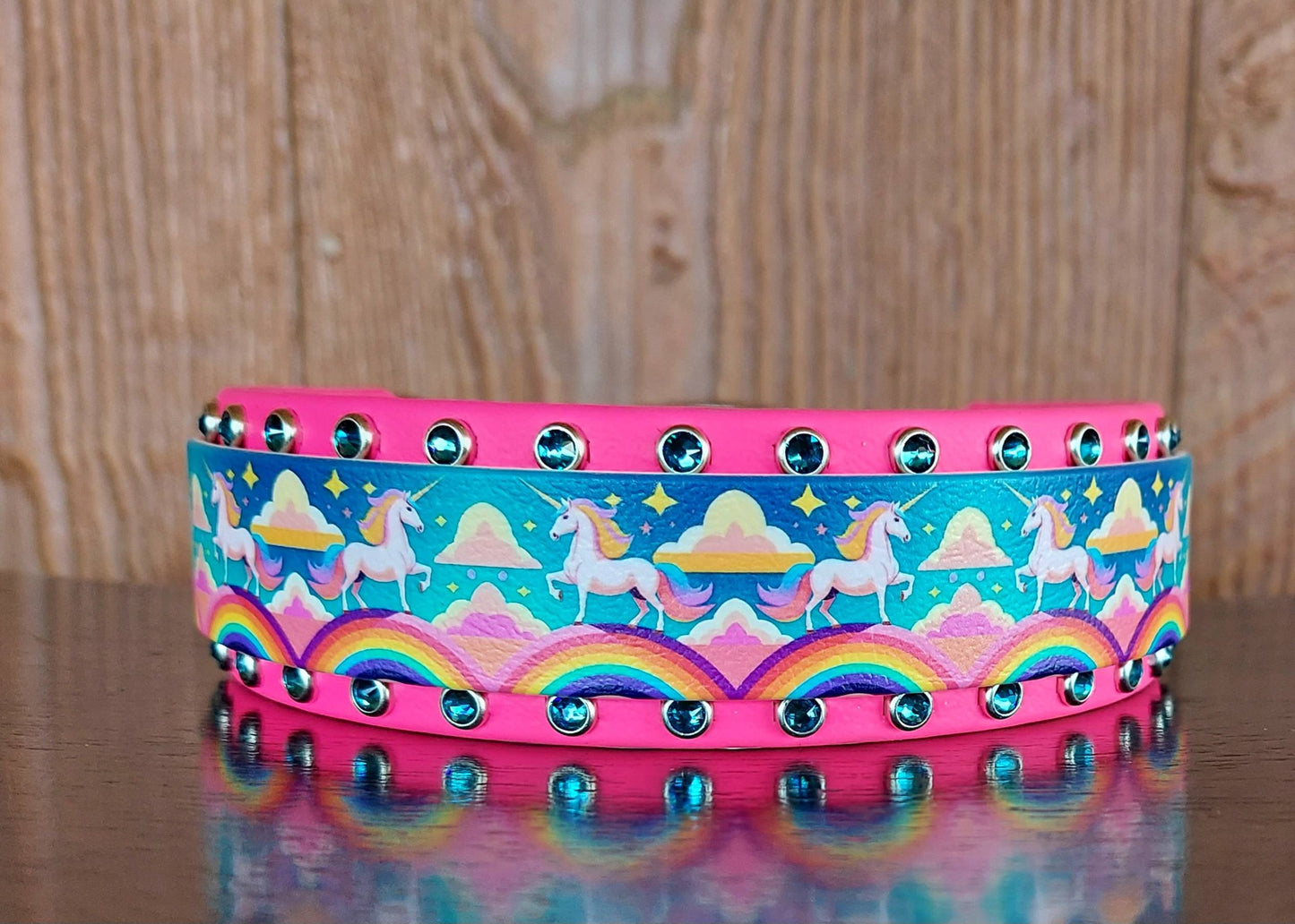 Unicorns and Rainbows Buckle Collar