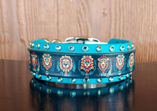 Courageous Lions Buckle Collar