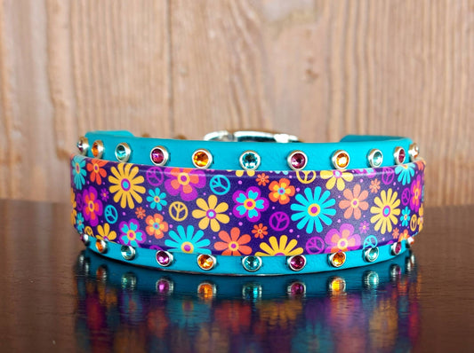 Flower Power Buckle Collar