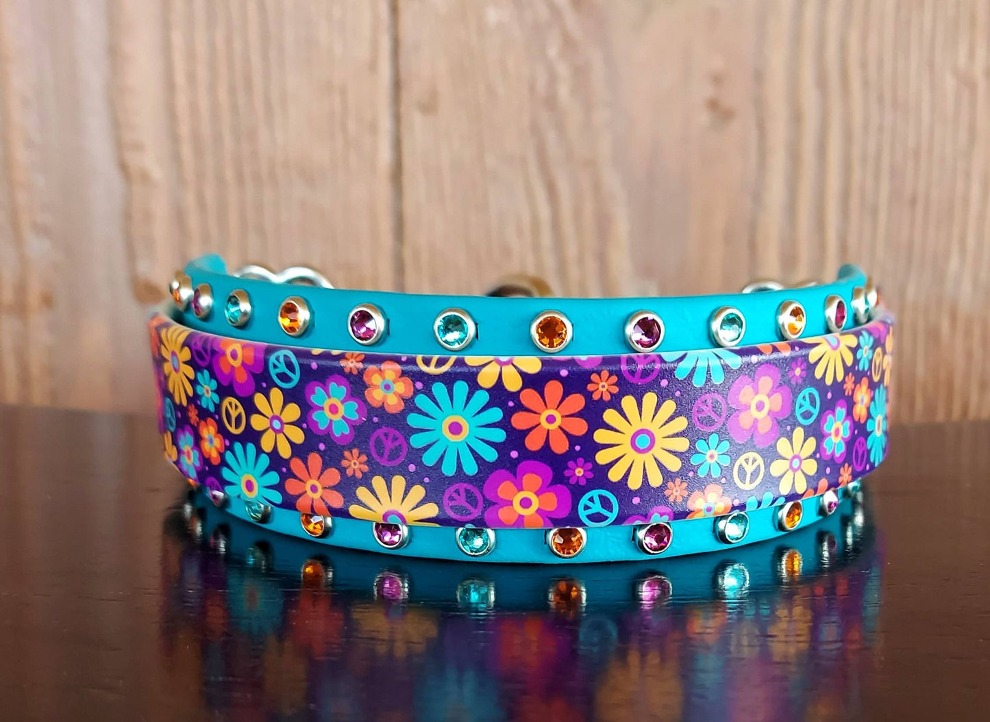 Flower Power Martingale Collar