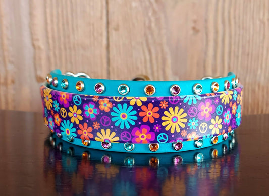 Flower Power Martingale Collar