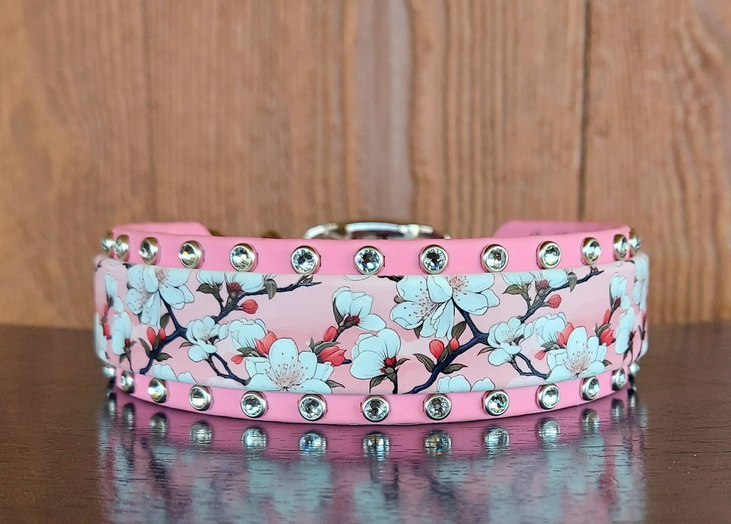 Cherry Blossom Buckle Collar