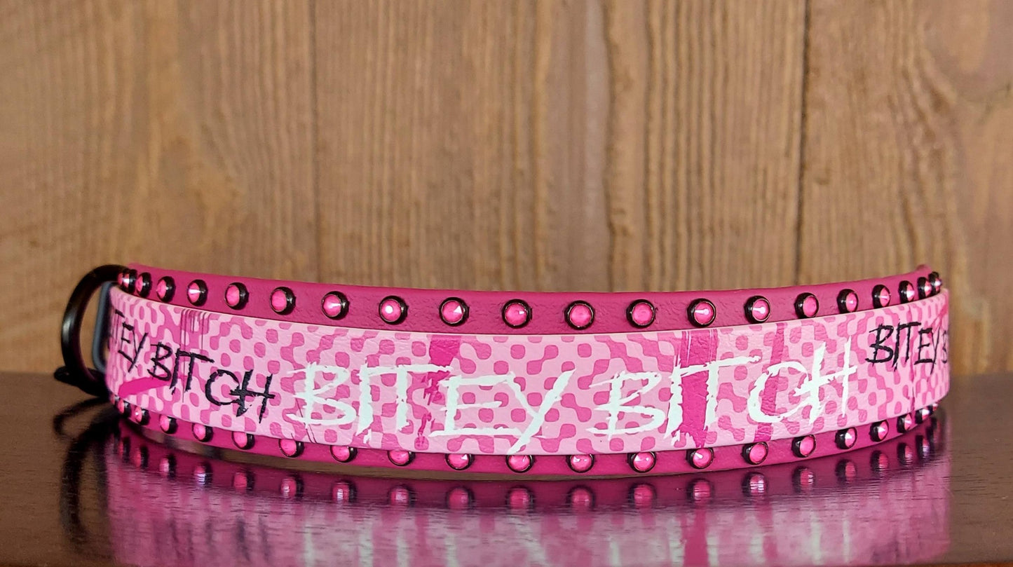 Bitey Bitch Buckle Collar