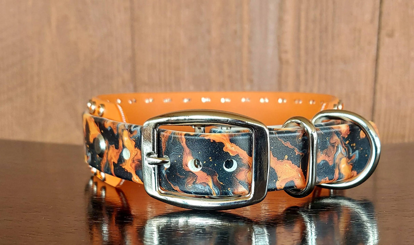 Tiger Eye Buckle Collar