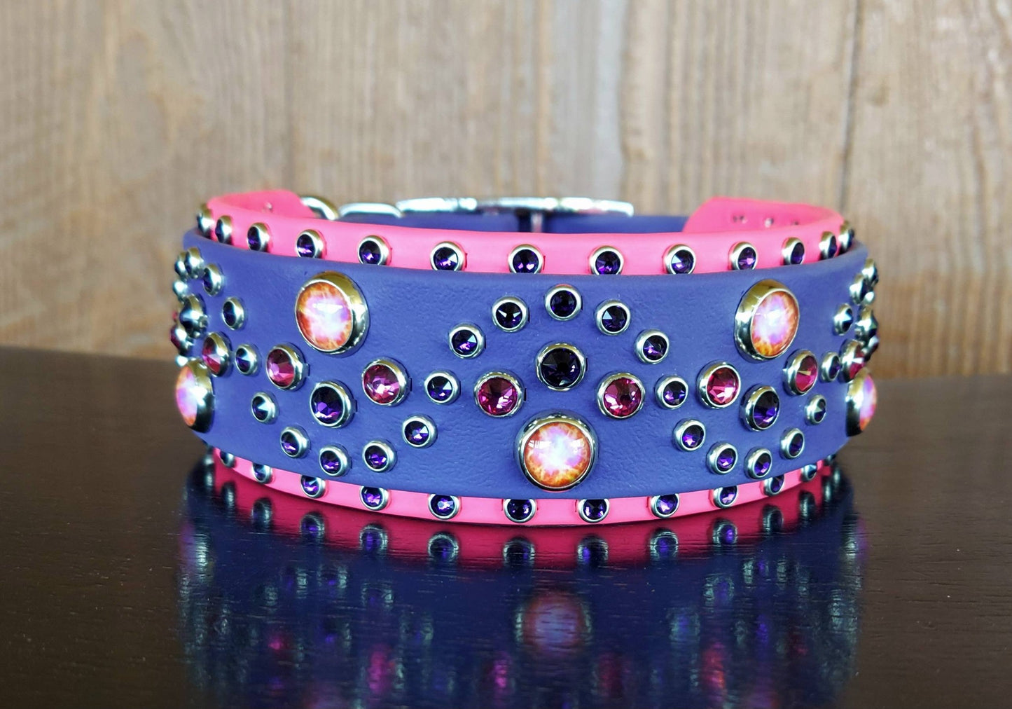 Charisma Buckle Collar - BARBIE/PURPLE