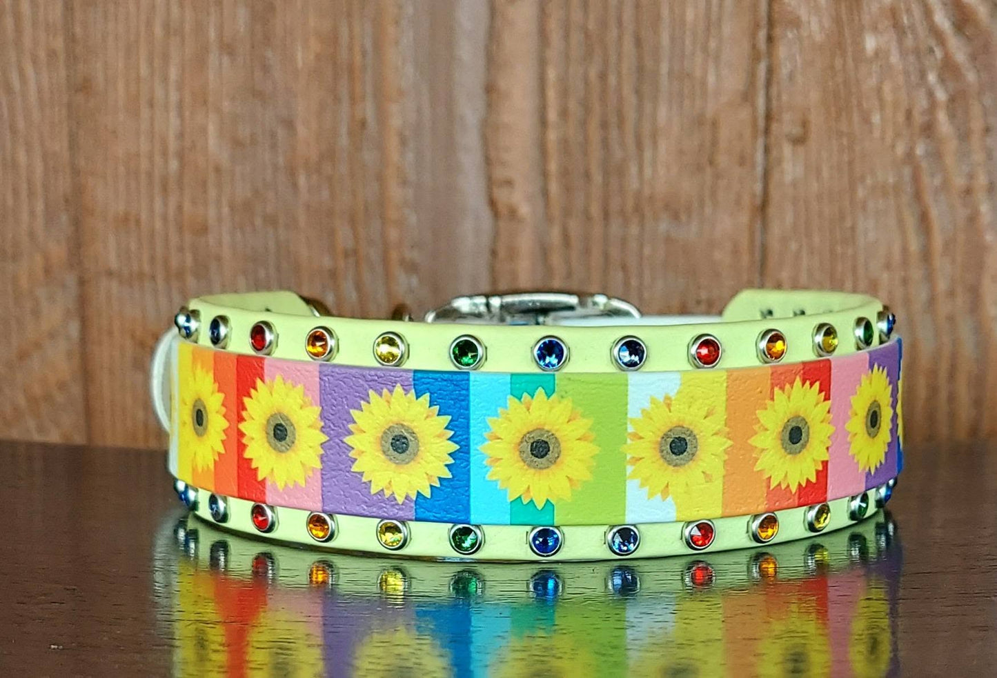 Sunflower Pride Buckle Collar