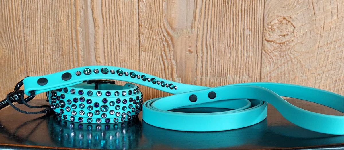 Drift Dusty Turquoise SET (Collar and Leash)