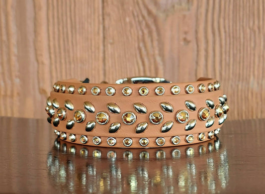 Bloom Buckle Collar - CARAMEL