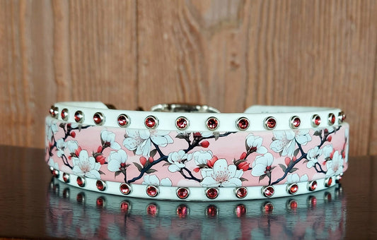 Cherry Blossoms Buckle Collar
