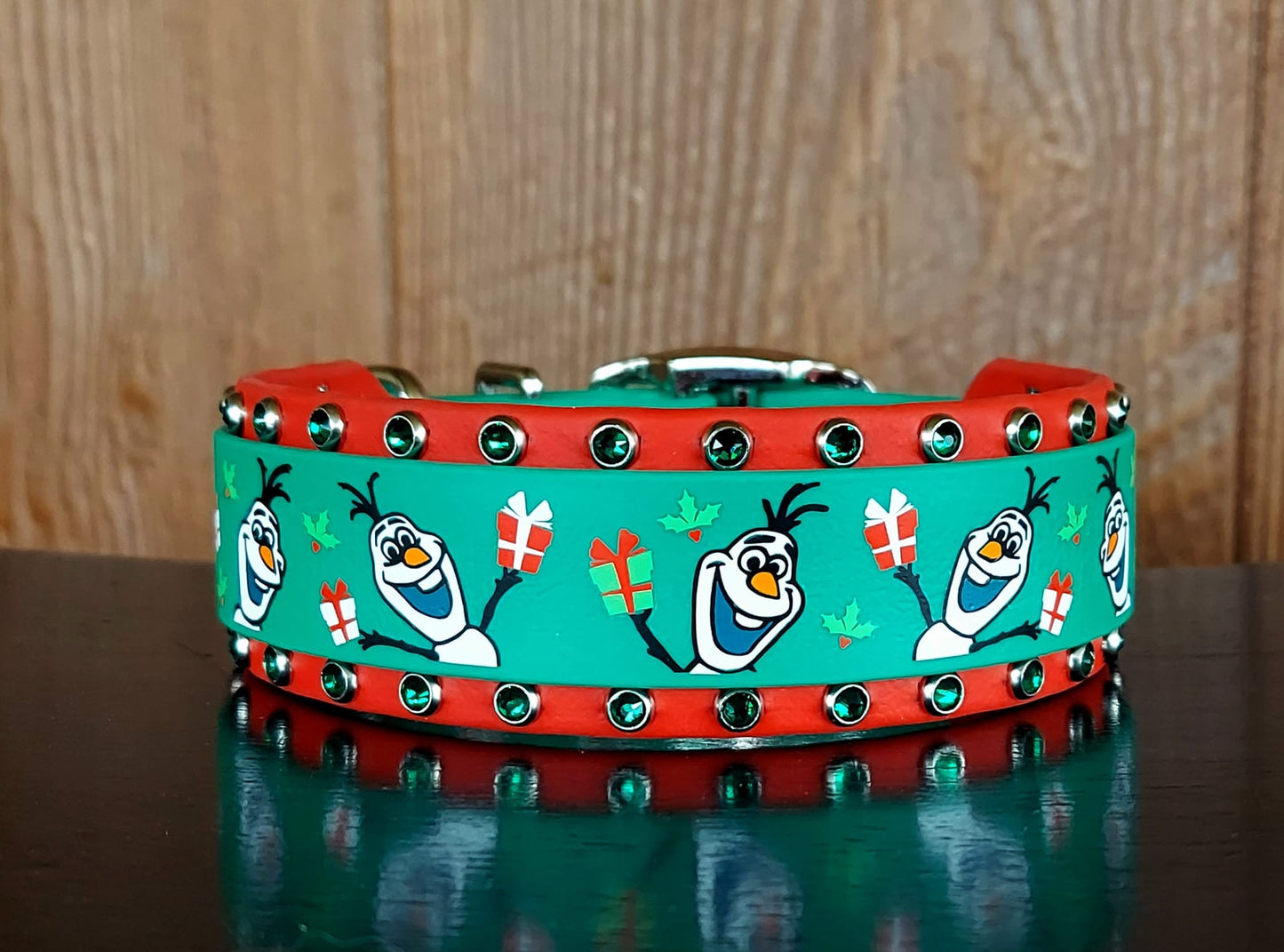 Olaf Christmas HTV Buckle Collar